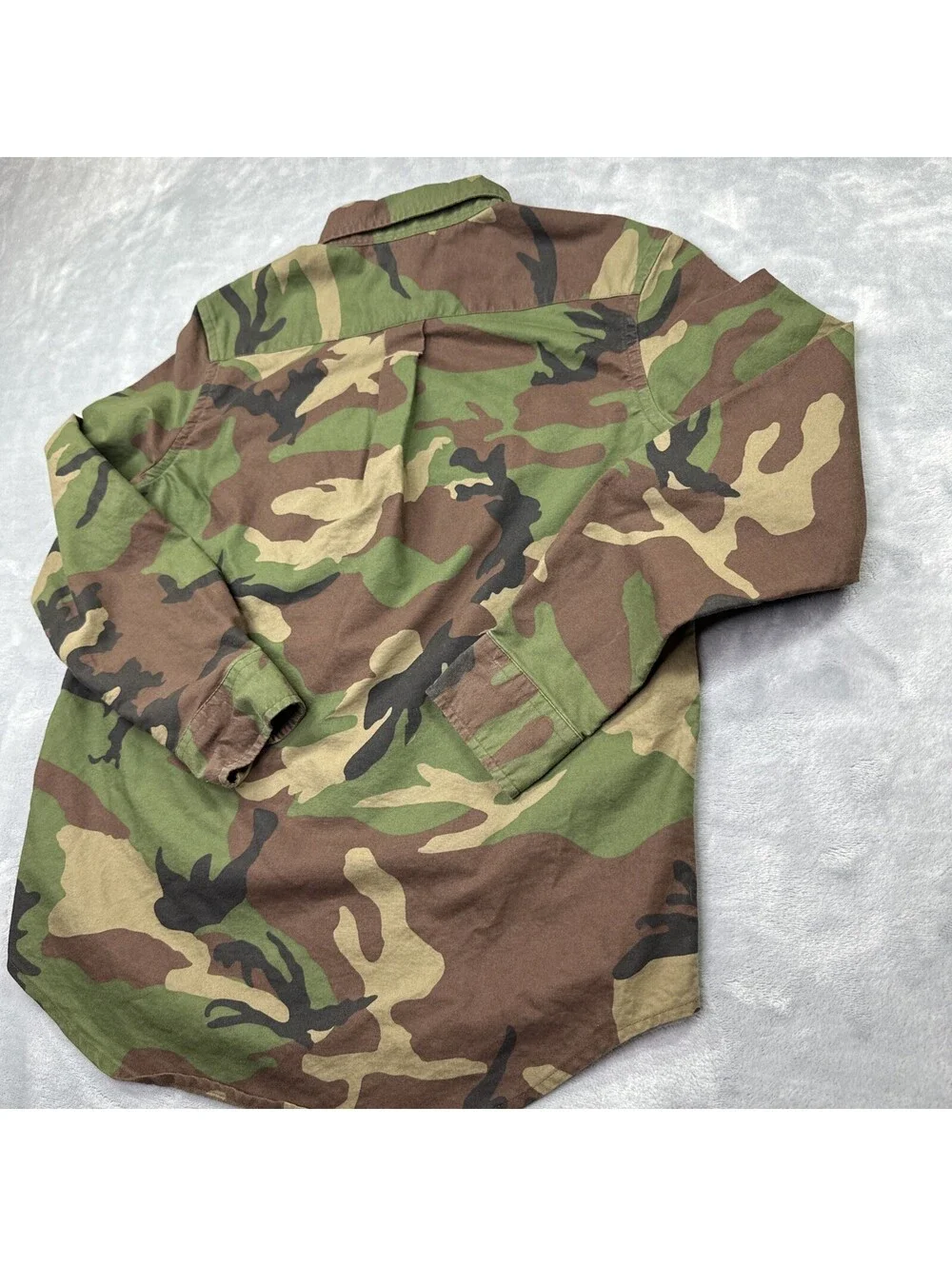 Polo Ralph Lauren Classic Fit Camouflage Oxford Long-Sleeve Kids Large 14-16